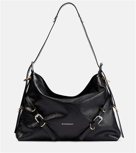 givenchy archimede leather shoulder bag|Medium Voyou bag in leather .